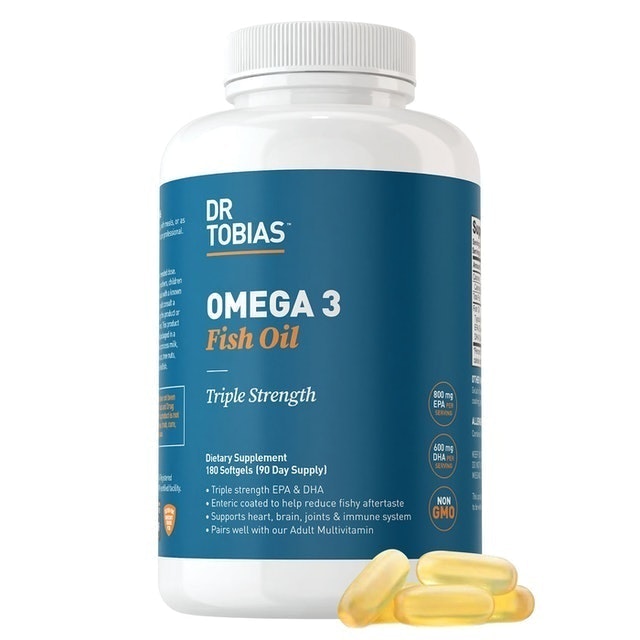 Dr. Tobias Triple Strength Omega 3 Fish Oil 1